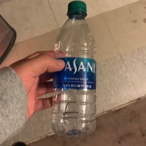 Empty Dasani water bottle